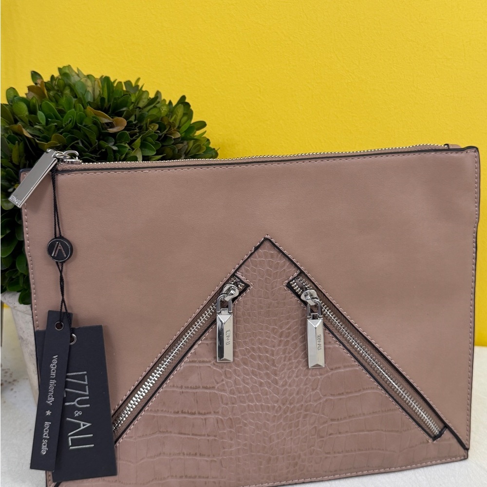 Ivy Kirzhner Black and Gold Clutch